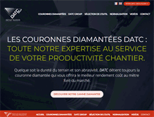 Tablet Screenshot of datc-couronne-diamantee.com